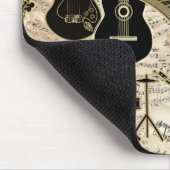 Tapis De Souris Partition et instruments Black/Gold ID481 (Coin)