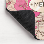 Tapis De Souris Partition et instruments de musique rose/ivoire ID (Coin)