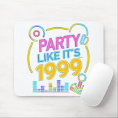 Tapis De Souris Party Like It’s 1999®™ – Neon Soundtrack (Avec souris)