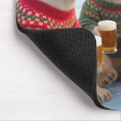 Tapis De Souris Party Polar Bears Wearing Christmas Ugly Sweaters (Coin)