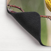 Tapis De Souris Paruline jaune chante (Coin)