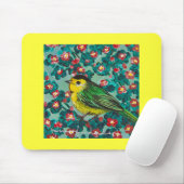 Tapis De Souris Paruline Wilson (Avec souris)