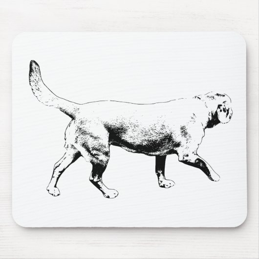 Tapis De Souris pas croisé net (Devant)