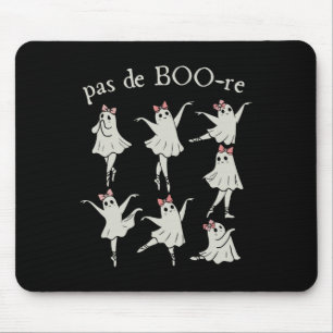 Tapis De Souris Pas De Boo-re Ballerina Ghost Halloween Mer Éffray