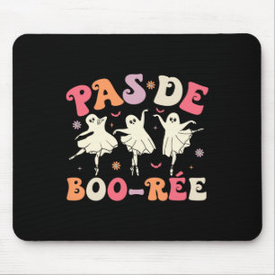 Tapis De Souris Pas De Boo-rée Cute Ballet Ghosts Danser Enseignan