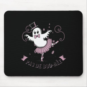 Tapis De Souris Pas De Boo-rée Danse De Ballet Éffrayant Ghost Hal