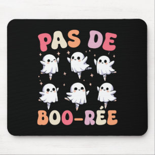 Tapis De Souris Pas De Boo-rée Danse Éffrayante de ballet fantôme 