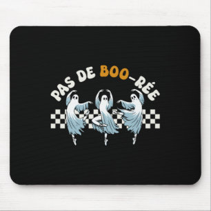 Tapis De Souris Pas De Boo-rée Danse Éffrayante de ballet fantôme