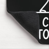 Tapis De Souris Pas de codage aujourd'hui drôle disant programmeur (Coin)