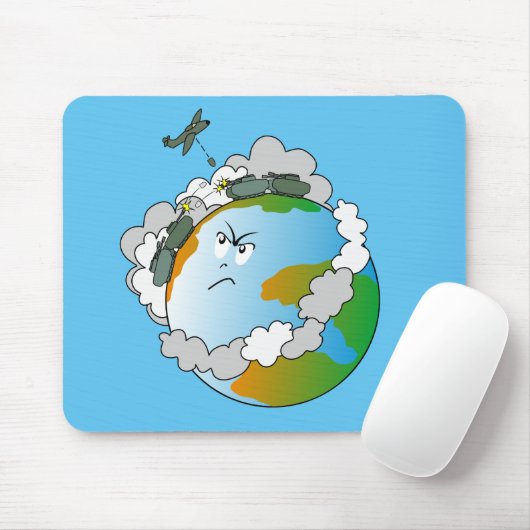 Tapis De Souris Pas de guerre ! (Avec souris)