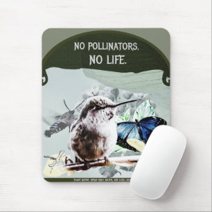 Tapis De Souris Pas de pollinisateurs, pas de vie