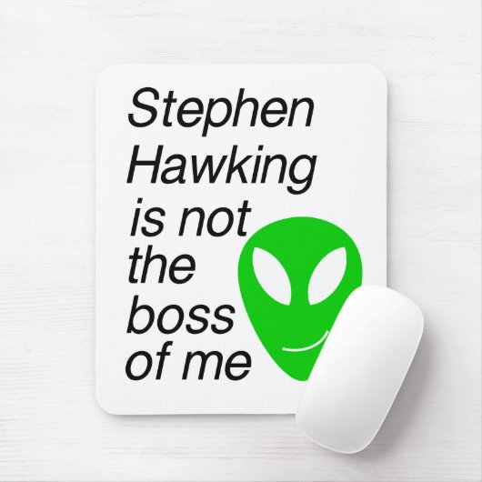 Tapis De Souris Pas le patron de moi (Avec souris)