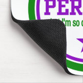 Tapis De Souris PAS PARFAIT mousepad - vert / violet (Coin)