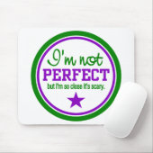 Tapis De Souris PAS PARFAIT mousepad - vert / violet (Avec souris)