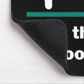 Tapis De Souris Pas un bon signe drôle de plaisanterie (Coin)