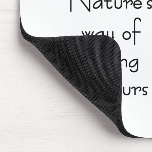 Tapis De Souris Pas un fan d'hiver (Coin)