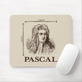 Tapis De Souris Pascal = 1 newton par plaisanterie de maths de (Avec souris)
