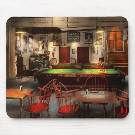 Tapis De Souris Passe-temps - piscine - le club 1915 de billards (Devant)