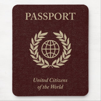 Tapis De Souris passeport bordeaux