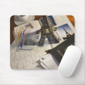 Tapis De Souris Passeport et souvenirs (Avec souris)