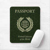 Tapis De Souris passeport vert (Avec souris)