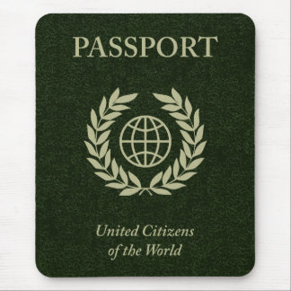 Tapis De Souris passeport vert