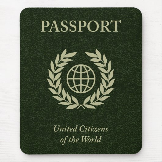 Tapis De Souris passeport vert (Devant)