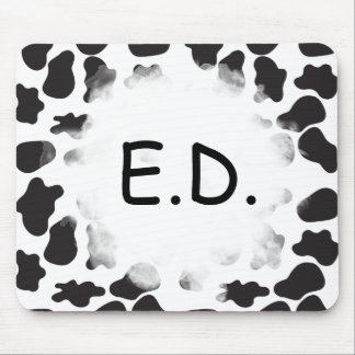TAPIS DE SOURIS PASSERELLE D'IMPRESSION DE VACHE