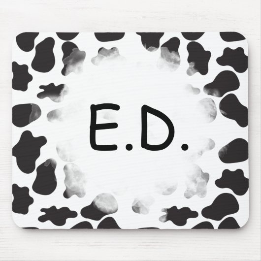 TAPIS DE SOURIS PASSERELLE D'IMPRESSION DE VACHE (Devant)