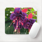 Tapis De Souris "Passion rose pourpre" Mousepad (Avec souris)