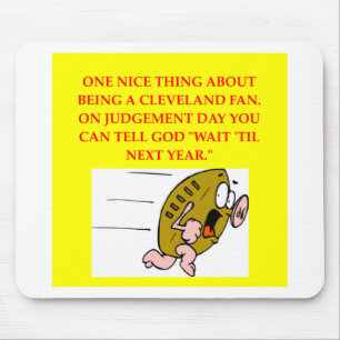 Tapis De Souris passioné du football de Cleveland