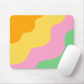 Tapis De Souris Pastel Abstrait PatternPastel Abstrait Motif (Avec souris)