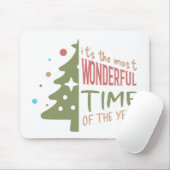 Tapis De Souris Pastel Christmas Tree (Avec souris)