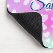 Tapis De Souris Pastel Falling Hearts Personnalisé (Coin)