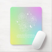Tapis de souris Pastel Glow-Up (Avec souris)
