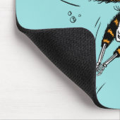Tapis De Souris Pastel Goth Chat Skeleton (Coin)