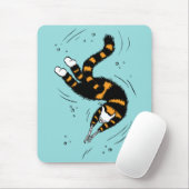 Tapis De Souris Pastel Goth Chat Skeleton (Avec souris)