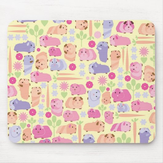 Tapis De Souris Pastel Guinea Pigs (Devant)