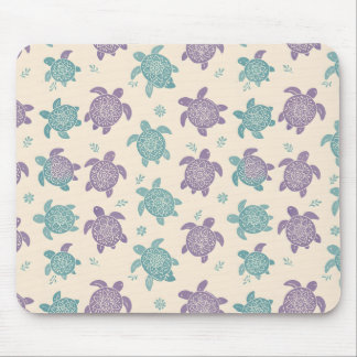 Tapis De Souris Pastel Mandala Turtle Pattern