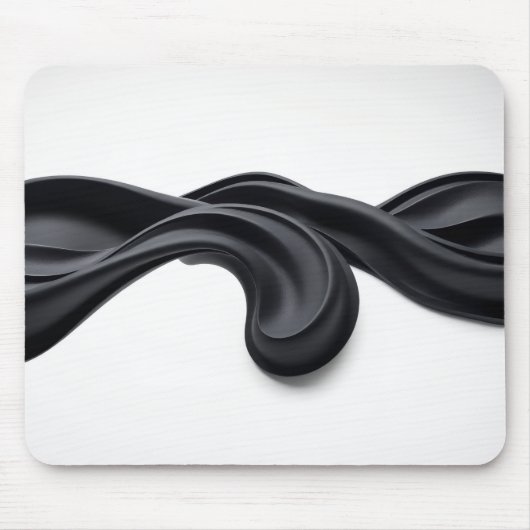 Tapis De Souris Pastel noir (Devant)