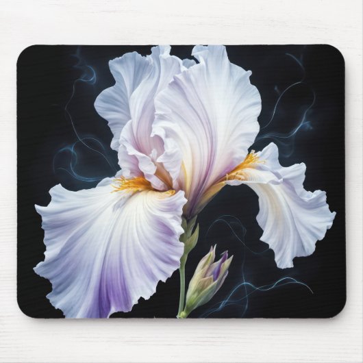Tapis De Souris Pastel Purple Iris Blossom (Devant)