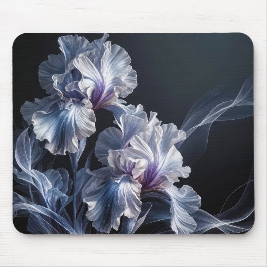 Tapis De Souris Pastel Purple Iris Blossom (Devant)