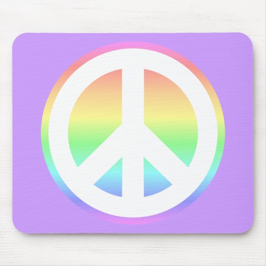 Tapis De Souris Pastel Rainbow (Devant)