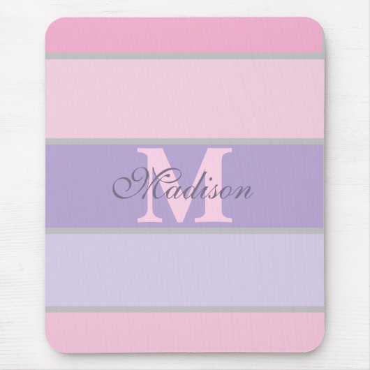 Tapis De Souris pastel rose et violet iPhone / coque ipad (Devant)