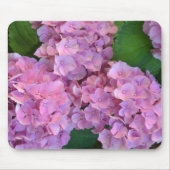 Tapis De Souris Pastel rose Hortensia hydrangea fleurs (Devant)