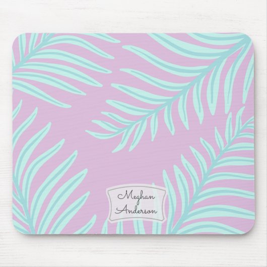 Tapis De Souris Pastel tropical | Mousepad personnalisé (Devant)