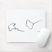 Tapis De Souris Pastenagues (Avec souris)