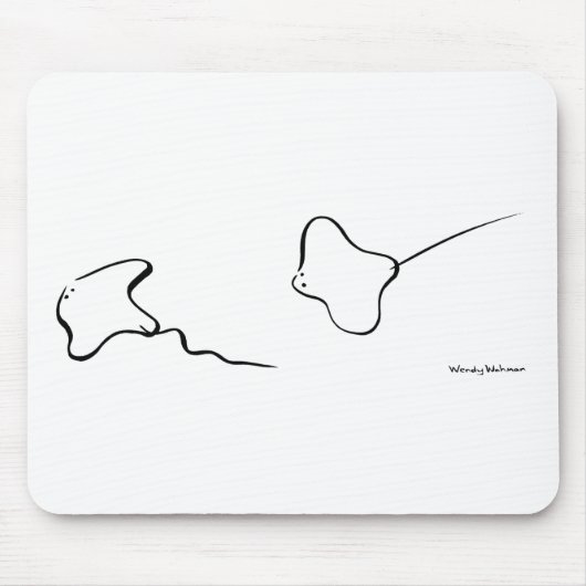 Tapis De Souris Pastenagues (Devant)