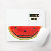 Tapis De Souris Pastèque Bite Me (Avec souris)