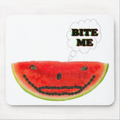 Tapis De Souris Pastèque Bite Me (Devant)